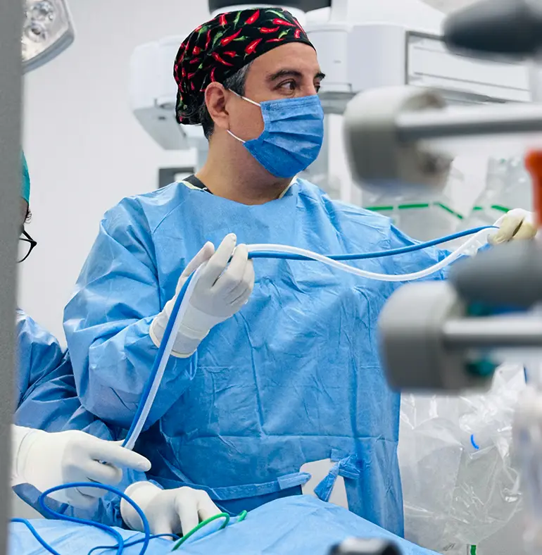 Tecnología de vanguardia en cirugía de próstata robótica